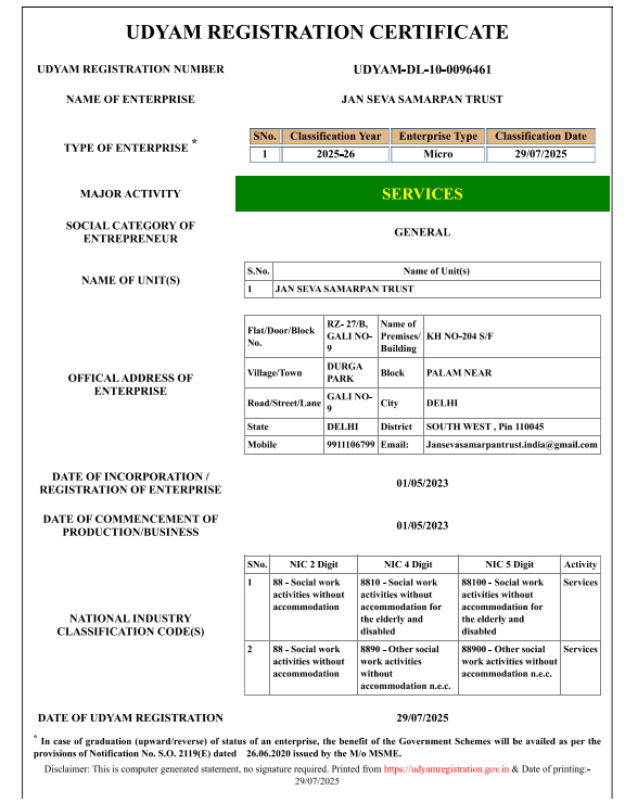 Certificate 1